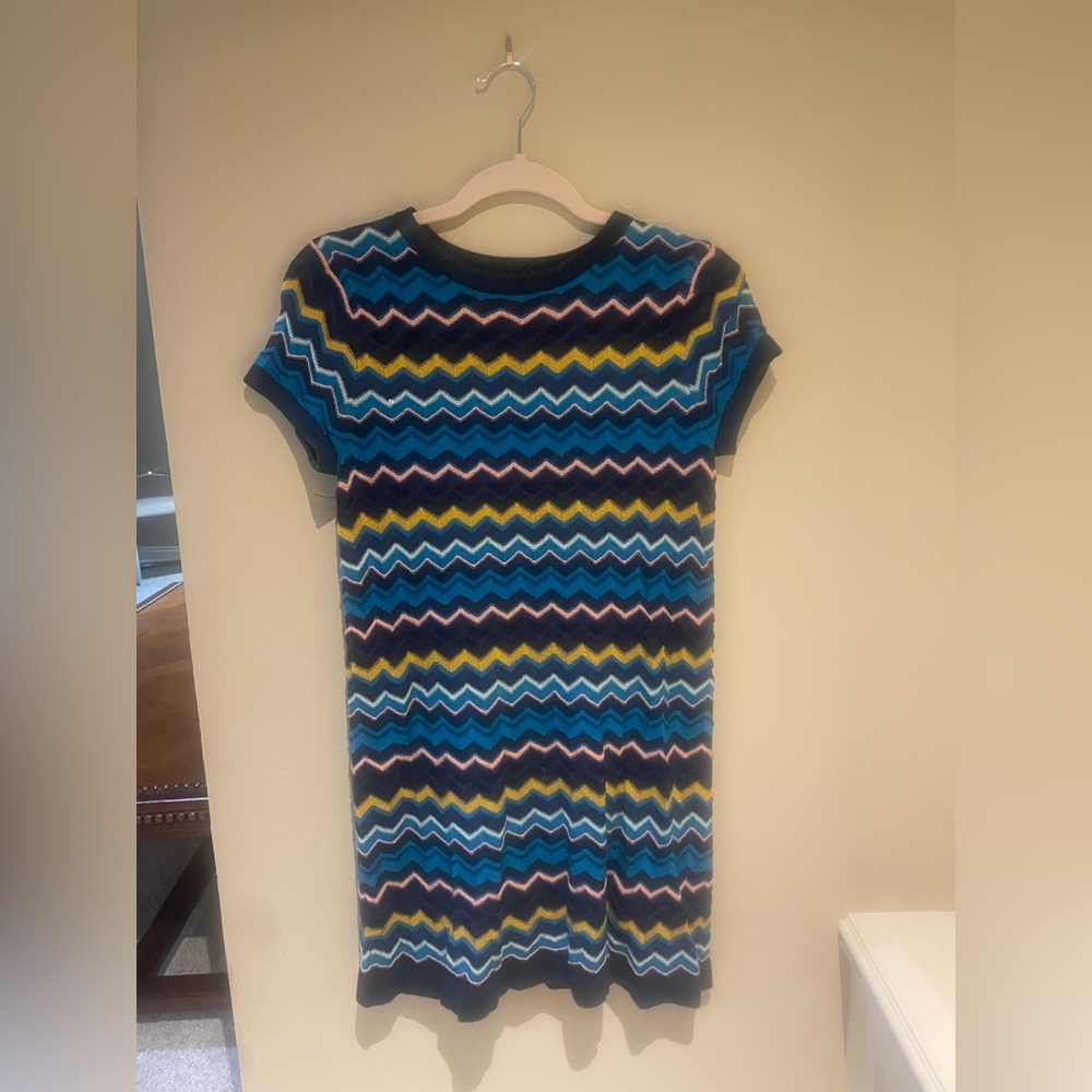 Missoni for Target Blue Shirt Dress in Size Small